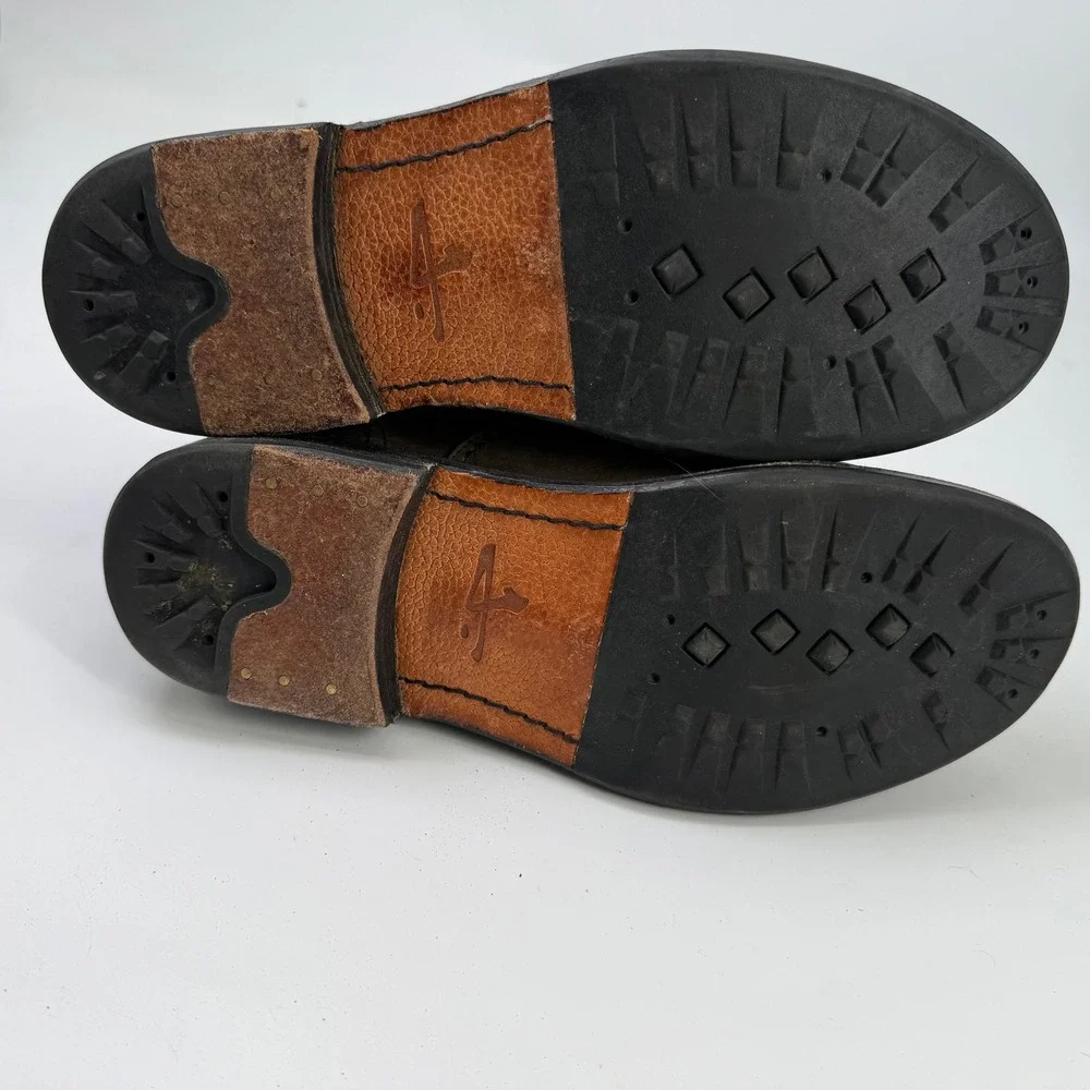 J Shoes Estate Boots Men 10‎ Brown Leather Heritage Indie Hipster Gorpcore